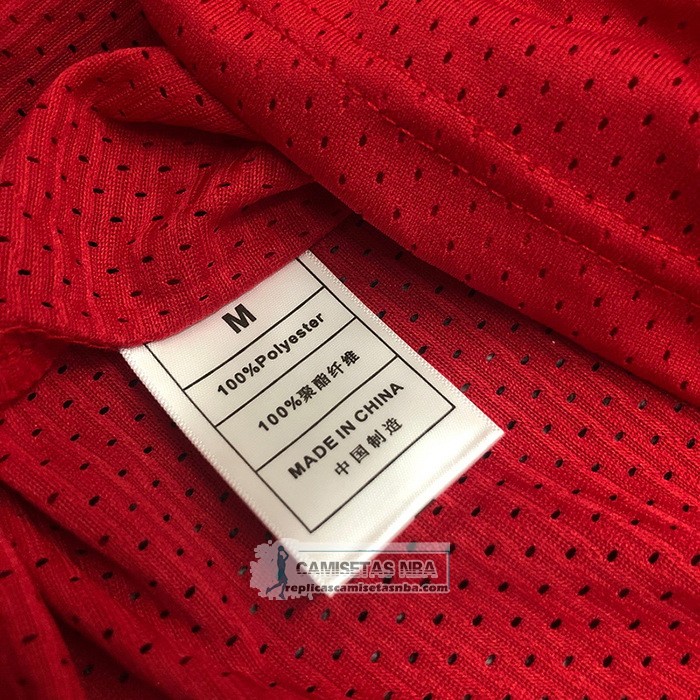 Camiseta Manga Corta Chicago Bulls Michael Jordan NO 23 Rojo2